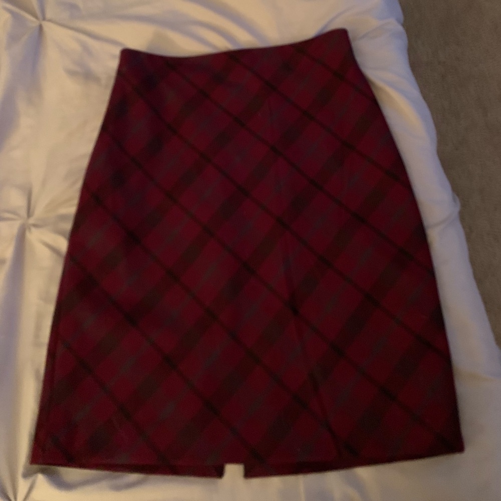Plaid EXPRESS pencil skirt